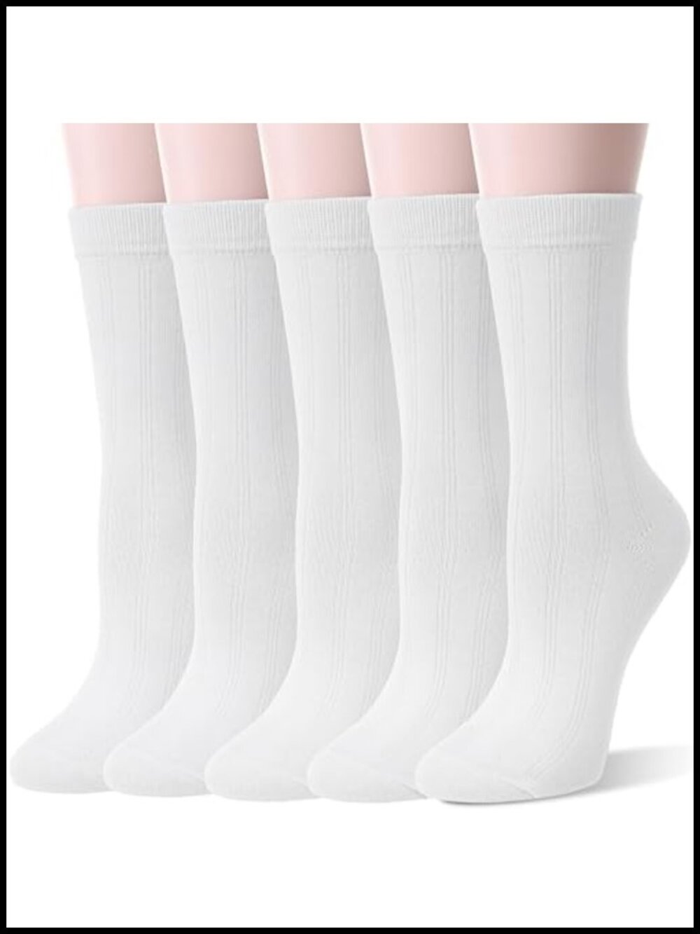 Merino Wool Boot Socks Warm Winter Cozy Breathable Work Casual 5 Pairs